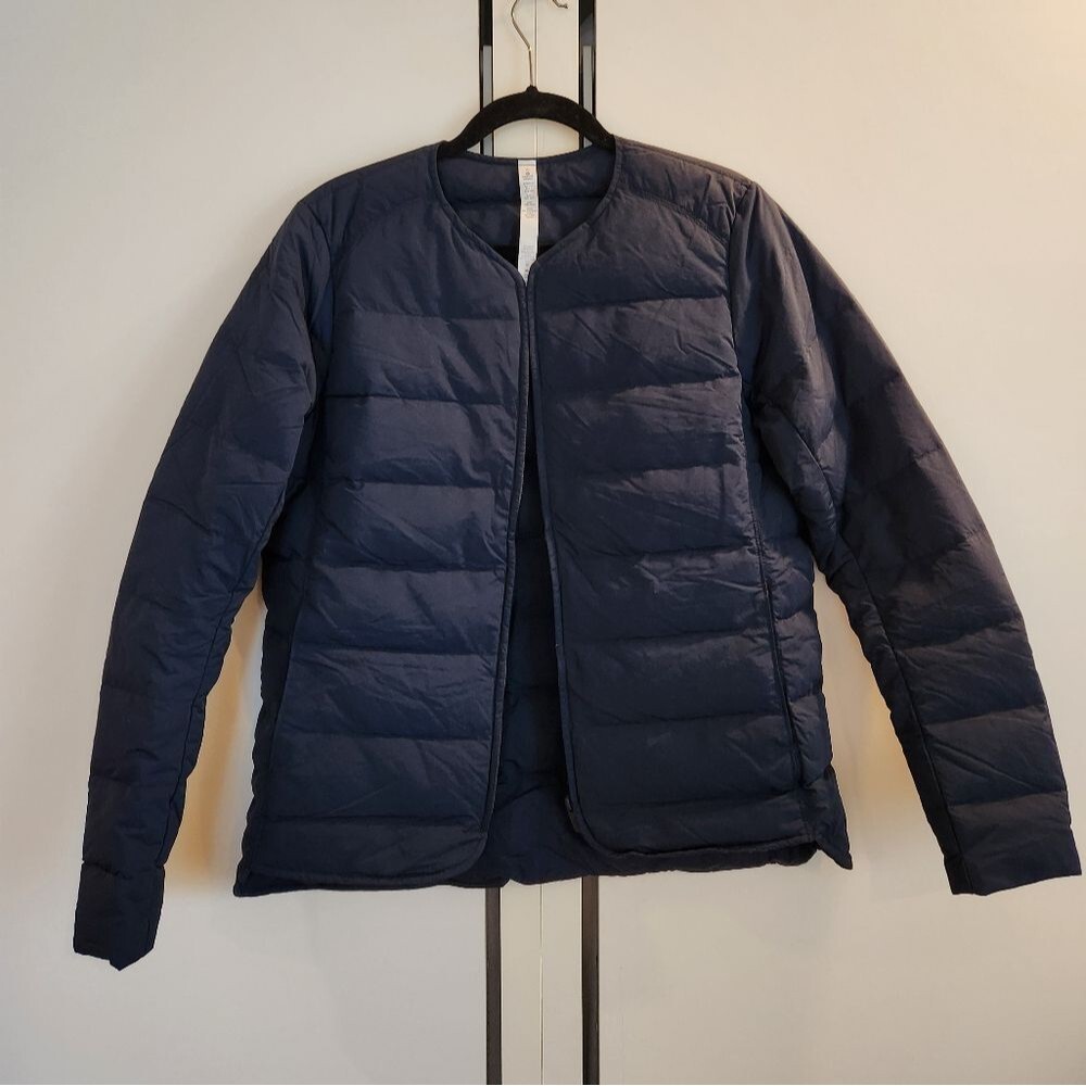Lululemon Just Enough Puff Jacket in color Inkwell size 10 new no tag - Picture 7 of 16